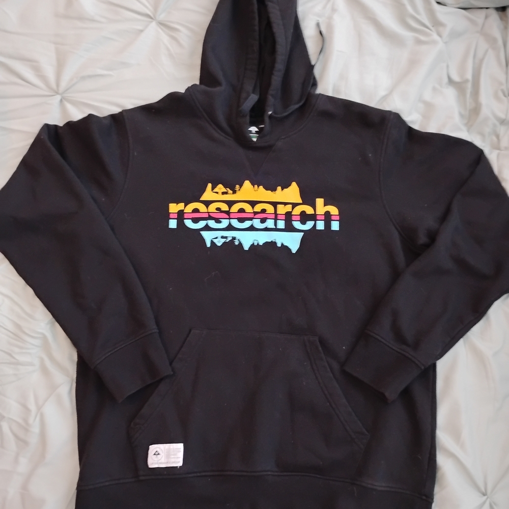 LRG Black Hoodie with Multicolor Graphic